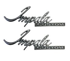 1971-1976 ROOF EMBLEM, IMPALA CUSTOM